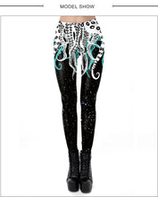 Load image into Gallery viewer, Women&#39;s 3D Digital Steam Punk Design Lycra Legging