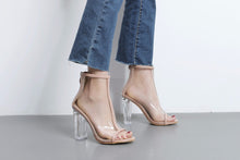 Load image into Gallery viewer, Women&#39;s Transparent Design Ankle Shoe Boots - Ailime Designs