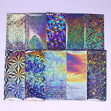 Load image into Gallery viewer, 50Pcs/Set Colorful Foil Glitter Transfer Stickers - Ailime Designs - Ailime Designs