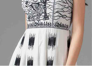 Women's Sassy Chic Style Sleeveless Embroidery Dresses - Ailime Designs