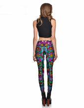 Load image into Gallery viewer, Plus Size Beauties Absract Design Screen Printed Women&#39;s Cool Stretch Leggings - Ailime Designs
