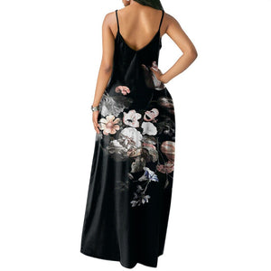 Women's Floral Print Design Maxi Dresses