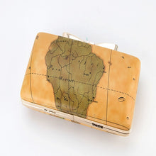 Load image into Gallery viewer, Map Print Design Clutch Purses - Ailime Designs