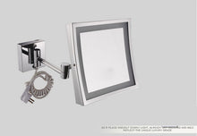 Load image into Gallery viewer, 8 inch Brass 3X Magnifying Led Mirror - Ailime Designs - Ailime Designs