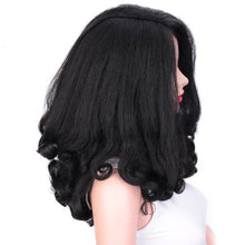 Load image into Gallery viewer, Curly Black Thick Synthetic Texture Style Wigs -  Ailime Designs