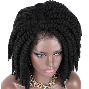 Curly Twist Loc Lace Front Synthetic  Wigs -  Ailime Designs