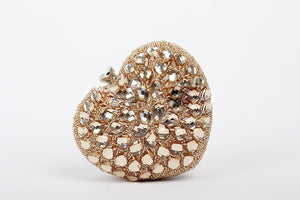 Women's Stylish Crystal Heart Shape Design Purses - Ailime Designs