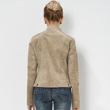 Load image into Gallery viewer, Women&#39;s Genuine Suede Leather Jackets