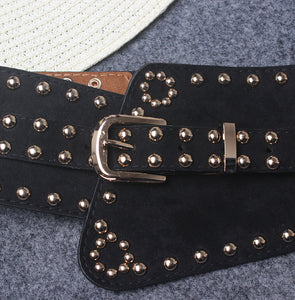 Women's Rivet Design Cummerbund Belts