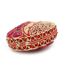 Load image into Gallery viewer, Lattice Stone Design Oval Evening Bags - Ailime Designs