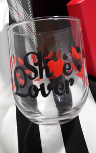 Sweet Stylish Shoe Design Glass Drinking Cups - Ailime Designs
