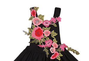 Children's Floral Applique Design Dresses - Ailime Designs - Ailime Designs