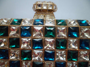Multi-Check Crystal Design Small Evening Bags - Ailime Designs
