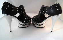 Load image into Gallery viewer, Women’s Sexy Rhinestone Hollow-cut Platform Heels – Ailime Designs
