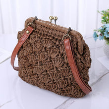 Load image into Gallery viewer, Women&#39;s Small Straw Travel Purses