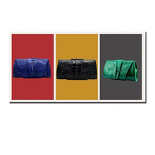 Load image into Gallery viewer, 100% Genuine Hot Pink Crocodile Python Leather Skin Handbags - Ailime Designs