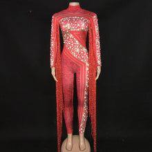 Load image into Gallery viewer, Women&#39;s Stage Performance Fringe Design Jumpsuit Costume – Entertainment Industry