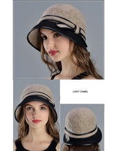 Load image into Gallery viewer, Cloche Design Warm Autumn Wine Color Hats - Ailime Designs - Ailime Designs