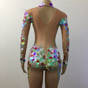 Women's Stage Performance Bodysuit Costume – Entertainment Industry