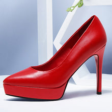 Load image into Gallery viewer, Women&#39; Classic Style Genuine Leather Skin Pumps - Ailime Designs