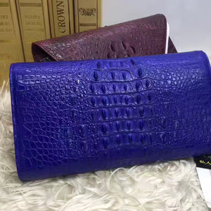 Women's 100% Genuine Crocodile Leather Skin Wallets - Fine Quality Accessories