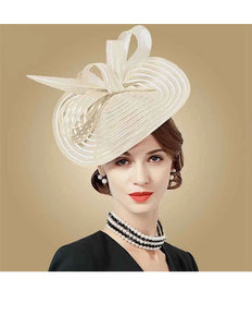 Women's Hollow-Out Sheer Design Fascinator Hats - Ailime Designs