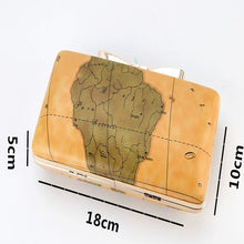 Load image into Gallery viewer, Map Print Design Clutch Purses - Ailime Designs