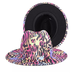 Blend Color Design Fedora Hats For Women - Ailime Designs