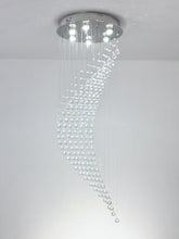 Load image into Gallery viewer, Crystal Luxury Spiral Design Suspending Chandeliers - Ailime Designs