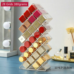 Cosmetic 28 Grid Lipstick Storage Organizers - Ailime Designs