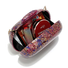 Load image into Gallery viewer, Women Fashion Transparent Confetti Design Clutch Purses - Ailime Designs