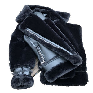 Boys & Girl's Hooded  Fur Trim Jackets - Ailime Designs