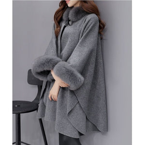 Camel Wool Stylish Parka Outerwear Cloaks - Ailime Designs