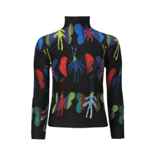 Load image into Gallery viewer, Beautiful Stretch Multi-color Long Sleeve Polyester Tops - Ailime Designs