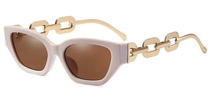 Women's Chain-link Frame Design Sunglasses - Ailime Designs