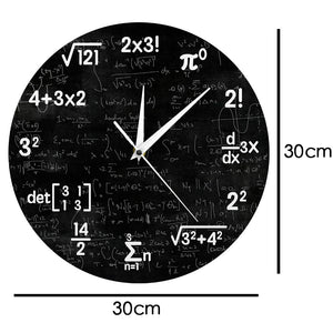 Best Cool Style Math Wall Clock Accessories - Ailime Designs