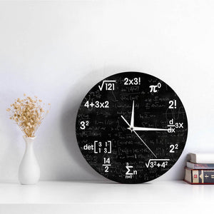 Best Cool Style Math Wall Clock Accessories - Ailime Designs