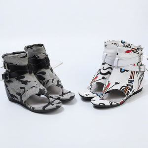 Women's Ankle Boot Style Summer Sandals - Ailime Designs