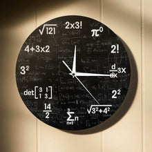 Load image into Gallery viewer, Best Cool Style Math Wall Clock Accessories - Ailime Designs