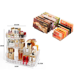 Multi-Purpose Transparent Acrylic Cosmetics Storage Organizers - Ailime Designs
