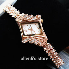 Load image into Gallery viewer, Women&#39;s Luxury Style Crystal Bracelet Design Watches - Ailime Designs