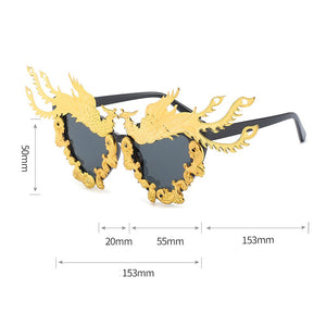 Women's European Design Gold Frame Sunglasses - Ailime Designs