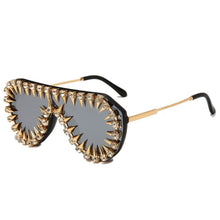 Load image into Gallery viewer, Women&#39;s Rhinestone Rivet Design Sunglasses - Ailime Designs