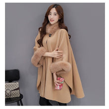 Load image into Gallery viewer, Camel Wool Stylish Parka Outerwear Cloaks - Ailime Designs