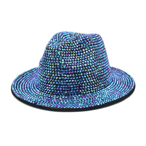 Women's Dressy Rhinestone Fedora Hats - Ailime Designs