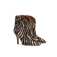 Load image into Gallery viewer, Chic Style Women&#39;s Croc &amp; Zebra Design Metallic Ankle Boots - Ailime Designs