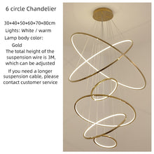 Load image into Gallery viewer, Gold Ringlets Hanging Light Fixtures -  Ailime Designs