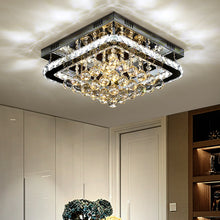 Load image into Gallery viewer, Luxury Retangle Design Crystal Ceiling Lights - Ailime Designs