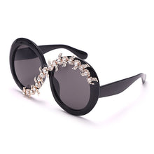 Load image into Gallery viewer, Women&#39;s Elegant Rhinestone Rounded Sunglasses - Ailime Designs