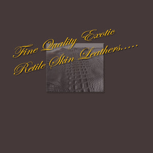 100% Genuine Brown Crocodile Leather Skin Briefcase - Ailime Designs